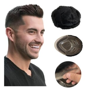 Human Hair 4 Eyes Mono 32mm Wave