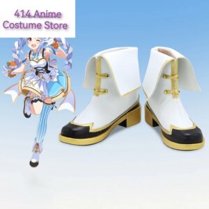 New Anime Hololive Vtuber Usada Pekora Cosplay Boots Shoes Halloween Aksesori Dibuat Sesuai Pesanan