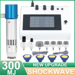 Shockwave Therapy Machine For ED Treatment Massage Body Relieve Cervical Joint Pain 300MJ Electrical Muscle Stimulation