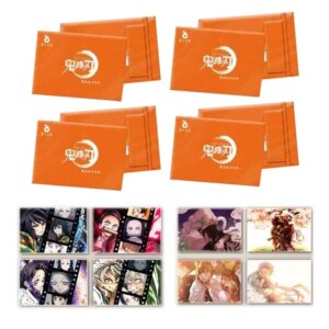 Wholesales Demon Slayer Collection Card Orange Culture Wave2 A6 Winter Ink Light And Shadow Pet Battle Film Trading Cards