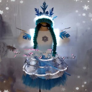 Christmas bar ice and snow party costume snow elf GOGO costume