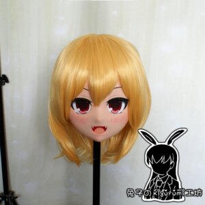 (RB6528)Quality Handmade Female Resin Cosplay Japanese Role Anime Rumia Kigurumi Crossdress Doll Transgender Mask