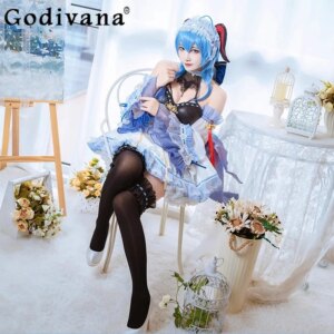 Cosplay Maid Japanese Costumes Women’s High Street Role Play Dress Outfit Sweet Girls Halloween Uniform Dress Suit