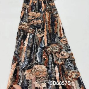 African Sequin Fabric and Lace 5 Yards High Quality 2025 Latest French Lace Party Luxury Wedding dress Lace Fabric For Sewing