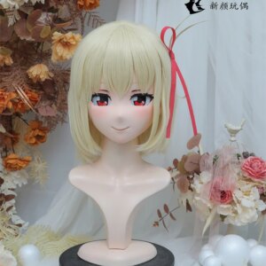Kigurumi Nishiki Chiho Kigurumi mask full headband lock cosplay headshell props costume anime game