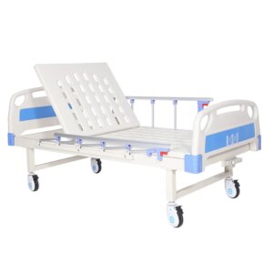 Manual Electric Medical Equipment 2 Section Stainless Steel Examination Hospital Bed for Patient
