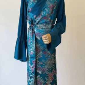 New Tibet Popular Tibetan Clothing Summer Dress Thin-Style Blue Purple Black
