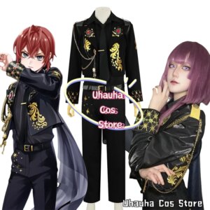 Anime Wonderland Cosplay 5th Anniversary Costumes Sparkly Beaded Diamond Suits 2 Pieces Set Role-play Suits Unisex Outfit s-2xl