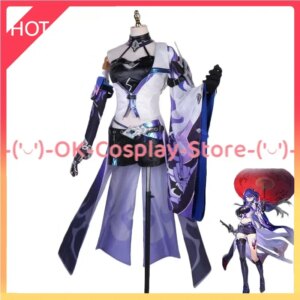 [Custom Made] Game Honkai Star Rail Acheron Cosplay Costume Women Cute Party Suit Halloween Carnival Uniforms Anime Clothing