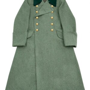 GUGJ-003 WWII German M36 Kriegsmarine Coastal Officer Fieldgrey wool Greatcoat