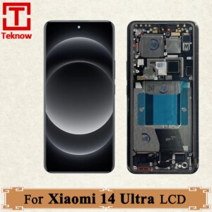 6.73” AMOLED For Xiaomi 14 Ultra LCD Display Touch Screen Digitizer Assembly For mi 14Ultra 24031PN0DC 24030PN60 LCD Replace