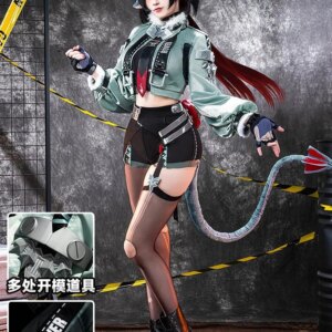 Irelia H Store Jane Doe From Zenless Zone Zero Cosplay Costume Game Criminal Investigation team Jane Doe Unifrorm Suit Halloween