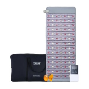 Far Infrared Heating Pad with Jade and Tourmaline Stones 60×24 inches