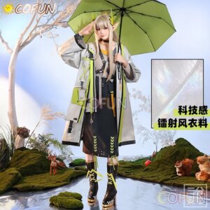 COFUN Game Arknights Muelsyse Cosplay Costume Halloween Outfits Game Clothing Women Anime Clothing