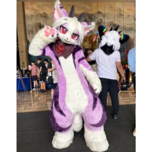 Husky Fursuit Dog Fox Mascot Costume Walking Halloween Christmas Cosplay Suit