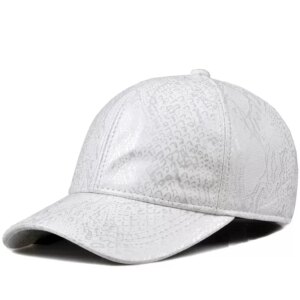 Hats Craftsmanship Leather Men Winter Lambskin Snake Pattern Printed Off White Baseball Caps Hombre Casual Outdoor Casquette