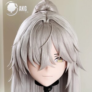 Customize Character Female/Girl Resin Kig Full Head With Lock Anime Cosplay Japanese Anime Kigurumi Mask