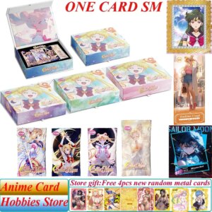 Bargain Price One Card Sailor Moon Cards Justice Duel Anime Magic Girl Constellation Laser Ticket Stub Metal Cards Children Gift