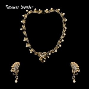 Timeless Wonder Fancy Crystal Zircon Deco Necklace N Button Earrings Women Designer Jewelry Set Trendy Runway Luxury mix 4612