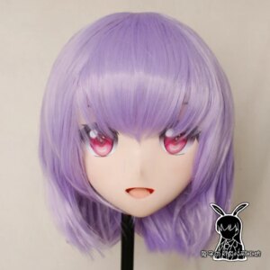 (KM5165)Quality Handmade Female/Girl Resin 3/4 Head Japanese Cartoon Character Shinjo Akane Cosplay Kigurumi Mask Crossdresser