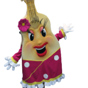 Guitar Trompo mascot costume custom fancy costume anime cosplay kit mascotte theme fancy dress carnival costume b0570