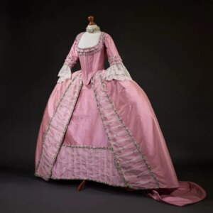 Robe a La Francaise 18th Century Costume 18th Century Marie Antoinette Rococo Pink Dress Baroque Gown Custom Made