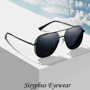 Aviator Sunglasses for Men, Anti-Uv Polarized Sunglasses for Driving, Men’s Driving Glasses