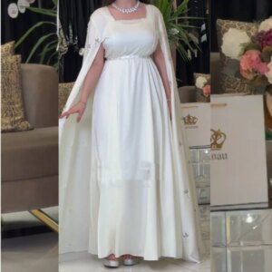 Customized  Evening Chiffon Rhinestone Formal  A-line Square Neck Bespoke Occasion Gown Midi Dresses Saudi Arabia