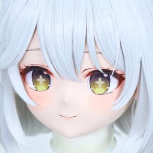 Customize Character Female/Girl Resin Kig Full Head With Lock Anime Cosplay Japanese Anime Kigurumi Mask
