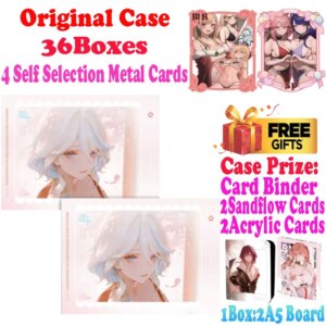 Wholesale 2025 Lastest Meet Card Culture A5 Size Xing Chun JI Goddess Story Card Board Waifu Raiden Miko Trading TCG Hobby Gift