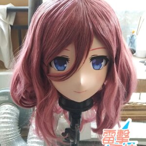 (X-KM233)Quality Handmade Female/Girl Resin Japanese Cartoon Character Animego Cosplay Kigurumi Mask Crossdresser
