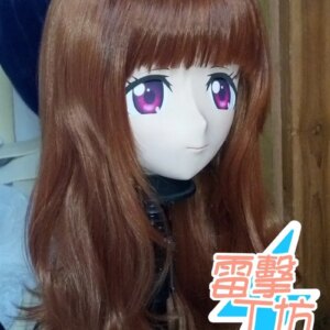 (KM91823)Top Quality Handmade Female Resin Cosplay Japanese Anime Role Play Kigurumi Mask Crossdress Doll