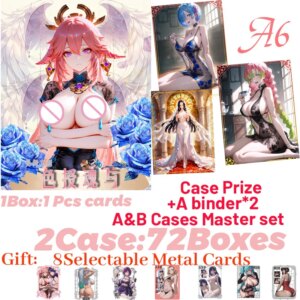 2025 New Man Wu A6 Size Acrylic Boards Waifu Goddess Genshin Collection Doujin Hutao Rem Furina Ganyu Rare Card Toy Gift