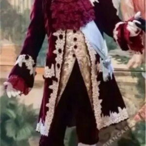 Royal Court Noble Baroque Rococo Gentleman Costume Victorian Renaissance Regal Prince Theme Party Gorgeous Ball Gown