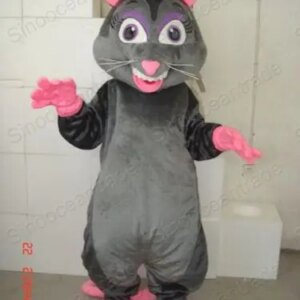 New Adult Hot Sale LOVE Rat Vole Field Mouse Mascot Costume Christmas Fancy Dress Halloween Mascot Costume Free Ship
