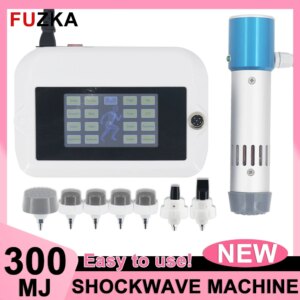 300MJ Shockwave Therapy Machine ED Treatment Portable Shock Wave Equipment Massage Body Massager Plantar fasciitis