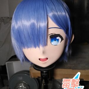 (X-KM185)Quality Handmade Female/Girl Resin Japanese Cartoon Character Animego Cosplay Kigurumi Mask Crossdresser