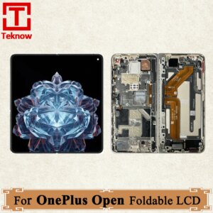 AMOLED 7.82″ For OnePlus Open Foldable Screen CPH2551 LCD Display Touch Screen Digitizer Assembly With Frame Replacement Parts