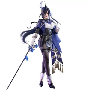 Cos-Mart Game Genshin Impact Clorinde Cosplay Costume Gorgeous Elegant Combat Uniforms Activity Party Role Play Clothing S-XL
