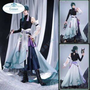 Xiao Daily Fashion Uniforms Cosplay Costume Game Genshin Impact Cosplay Anime Men Role-playing Clothing Sizes S-XL 2023 New