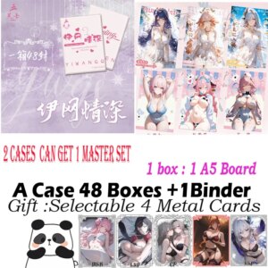 New A5 Size Card ” Deeply in love with yiwang ” Hobby Waifu Board Genshin Collection Doujin Hutao Ganyu Rare Card Toy Gift