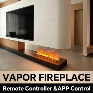3D Virtual Fireplace with Mist Effect 16 Colors Energy Efficient Ideal Gift For Family Fireplace Implies Business Will Be Better