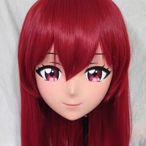 (GLA012)Customize Character Crossdressing Female/Girl Resin Full/Half Head With Lock Anime Cosplay Japanese Anime Kigurumi Mask