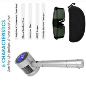 Portable Cold Laser Therapy Machine for Humans & Pets – 6x808nm + 19x650nm Dual Wavelength Deep Tissue Treatment