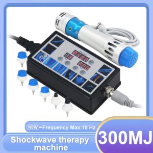 Professional Shock Wave For ED Treatment Massage Body Pain Relief Relaxation 300MJ Shockwave Therapy Machine Portable Massager