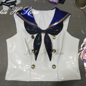 Irelia H Store Shimakaze from Azur Lane Shimakaze Cosplay Costume women sailor suit jk skirt custom size made