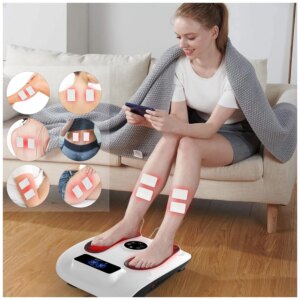 Home Use  Ems Foot Massager Wellness Foot Massage Machine Heating Infrared Waist Belt