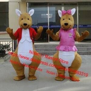New Customized Kangaroo Mascot Costume Cartoon Character Role Play Makeup Animation Birthday Party Christmas Gift 179