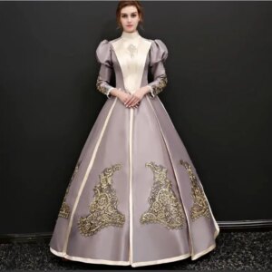 European Style Palace Attire Snow White Rococo Dress