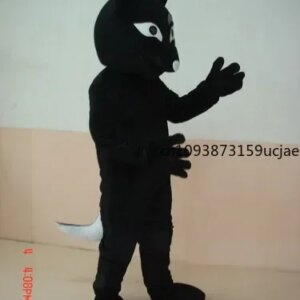 Black Cat Mascot Costumes Fancy Dress Halloween Fursuit Cartoon Character Costumes Cosplay Costumer Birthday Character Outfit